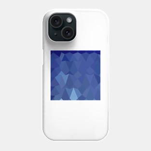 Catalina Blue Abstract Low Polygon Background Phone Case