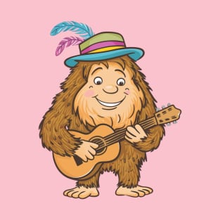 friendly musician bigfoot T-Shirt