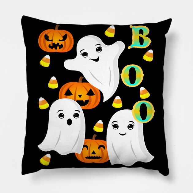 BOO Pillow by Dot68Dreamz