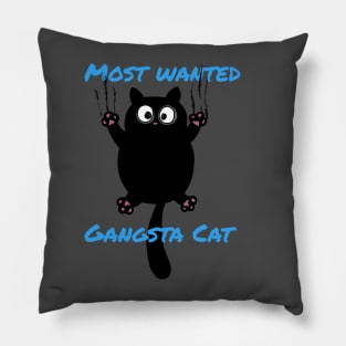 Most wanted gangsta cat - catsondrugs.com catlove cats cat catsofinstagram catlife catlover catstagram catlovers catoftheday instagram instacat meow kitty kitten catloversclub kittens Pillow