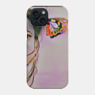 Butterfly  Girl Phone Case