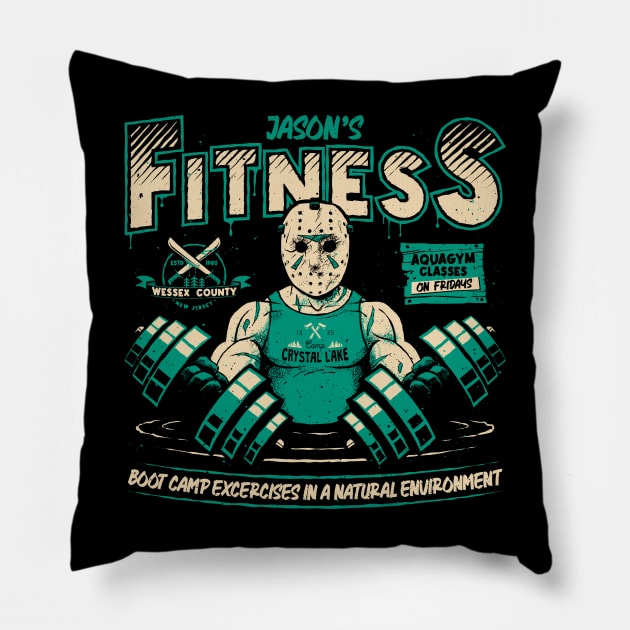 Jason Fitness Pillow by teesgeex