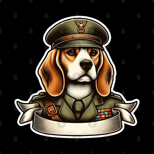 Beagle Soldier by k9-tee