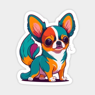 Chihuahua Portrait Magnet