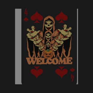 playing cards in halloween 2022 T-Shirt