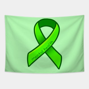 Mental Health Awareness Ribbon Tapestry