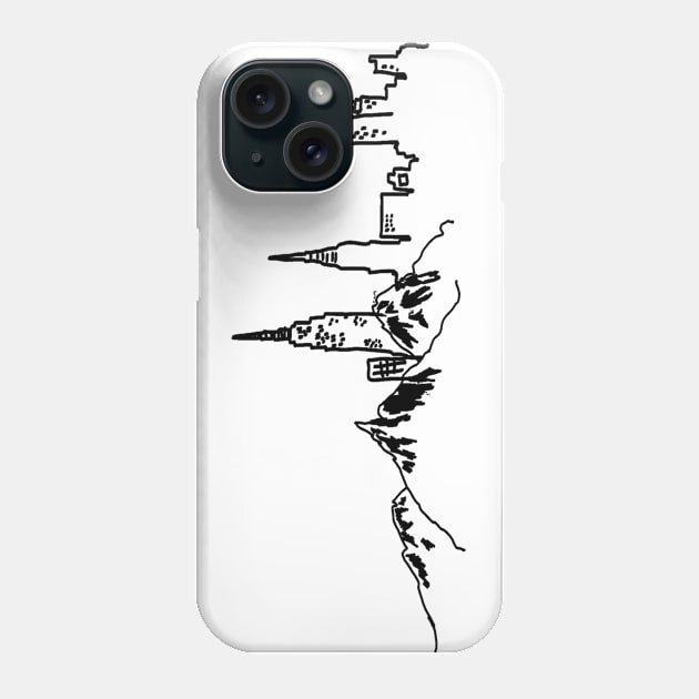 Mountain City Phone Case by lolosenese