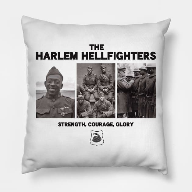 The Harlem Hellfighters - WW1 Infantry Regiment Pillow by Distant War