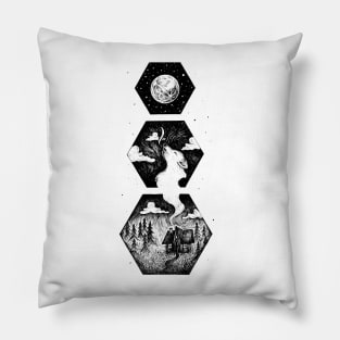 Wolf story Pillow