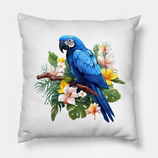 Hyacinth Macaw Pillow