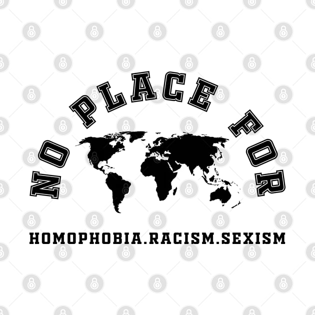 No Place for Homophobia, Racism, Sexism by Rayrock76