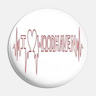 I Love Woodhaven Pulse Pin