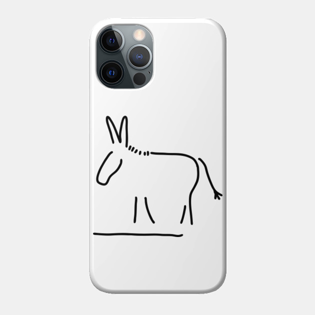 donkey mule stubbornness - Tail - Phone Case