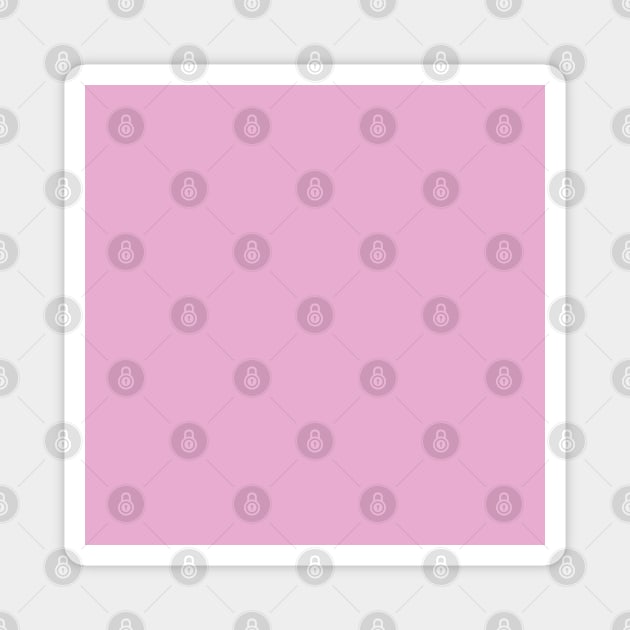 PLAIN SOLID Pink Pearl Magnet by colorsandpatterns