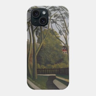 The Banks of the Bievre near Bicetre by Henri Rousseau Phone Case