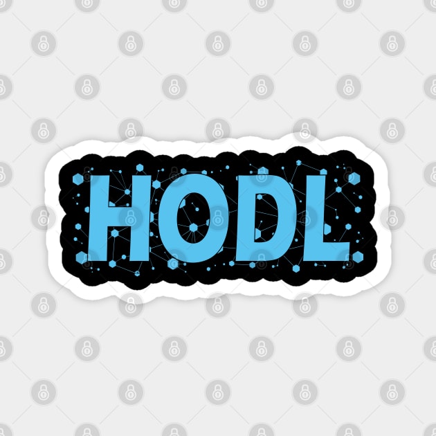 Crypto currency hodl Magnet by Kingluigi