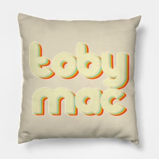 vintage color toby mac Pillow