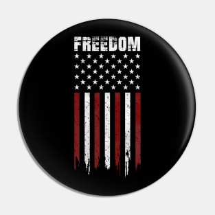 American Pride Freedom Flag Pin