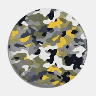 YELLOW MILITARY CAMOUFLAGE DESIGN Pin