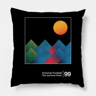 American Football / Minimal Style Graphic Artwork Pillow