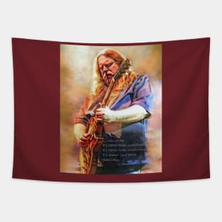 Warren Haynes Guitar Player Tapestry