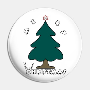 Merry Christmas Pin