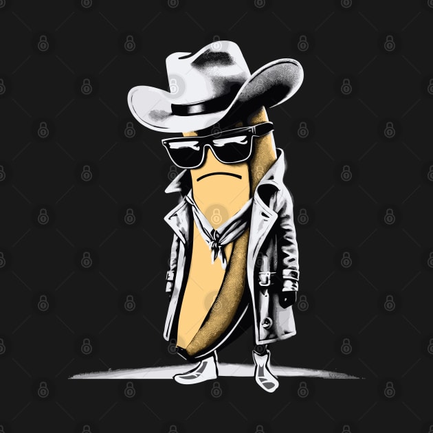 Banana Cowboy Cowgirl Country Western Novelty Funny Banana by KsuAnn