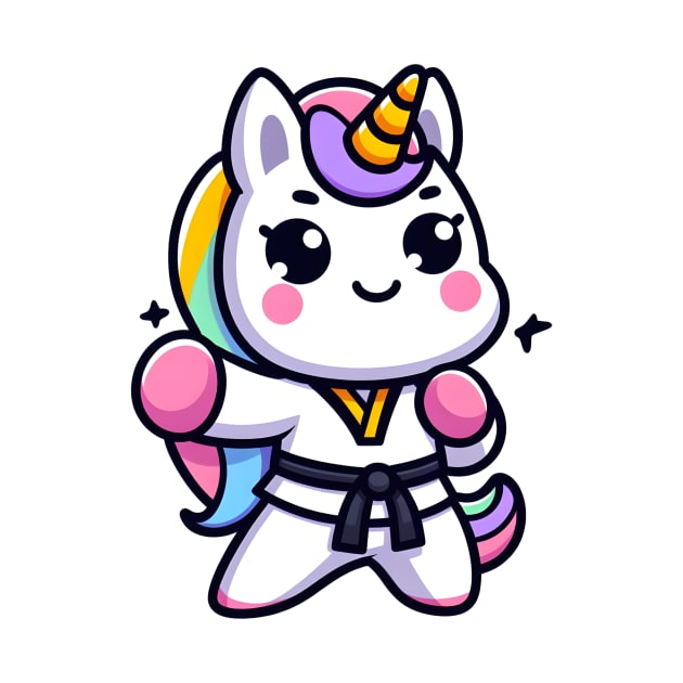 Taekwondo Unicorn Olympics 🥋🦄 - Kickin' It Cute! by Pink & Pretty