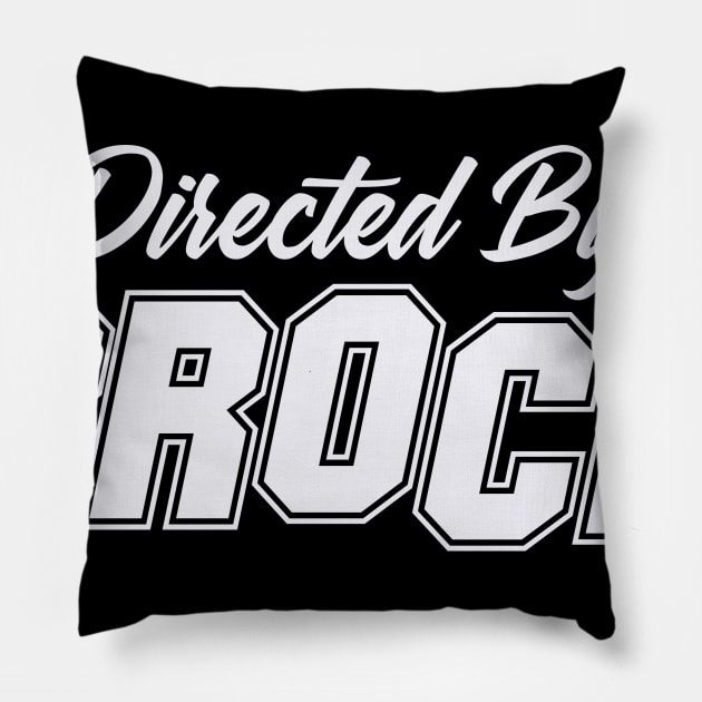 Directed By BROCK, BROCK NAME Pillow by Judyznkp Creative