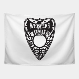 Whispers in the Night Logo (Black) Tapestry