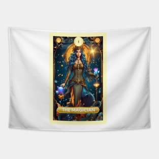 This is A beautiful design of The Magician Card From the Light Mermaid Tarot Deck. Tapestry