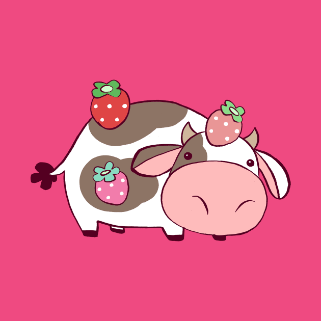 Strawberry Cow by saradaboru