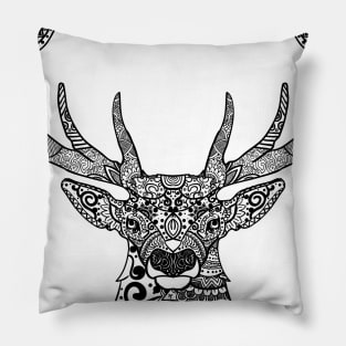 Deer Mandala Pillow