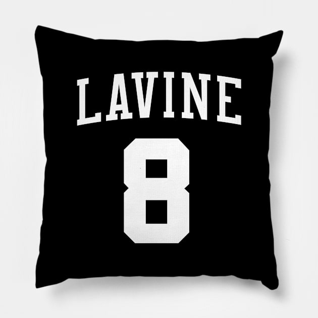 Zach Lavine - Chicago Bulls Pillow by Cabello's