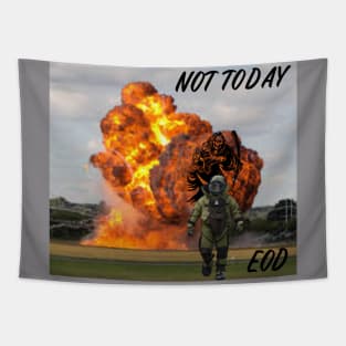 Not today, EOD Tech walking away from an explosion Tapestry