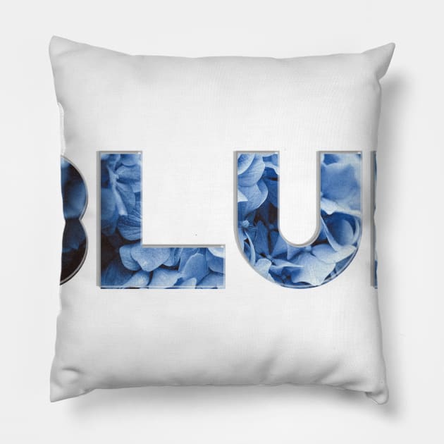 Blue Pillow by afternoontees