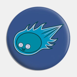 Happy Comet 2 - Blue Comet Pin