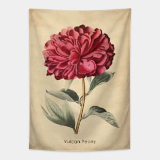 Vulcan Peony Tapestry