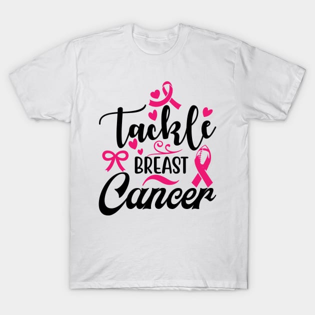 Football Breast Cancer Pink Ribbon Pittsburgh T-Shirt – Teezou Store