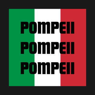 Pompeii in Italian Flag Colors T-Shirt