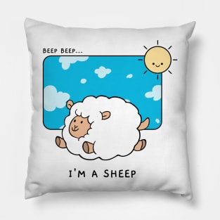 Beep Beep I'm a sheep Pillow