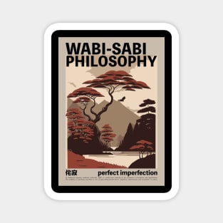 Japanese Landscape - Perfect Imperfection - Wabi Sabi Magnet