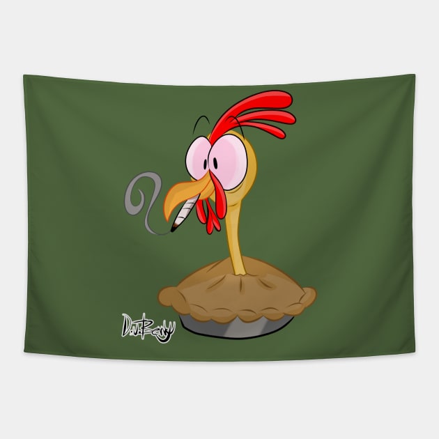 Chicken Pot Pie Tapestry by D.J. Berry