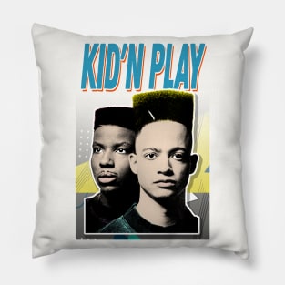 Kid 'N Play 90s Aesthetic Design Pillow