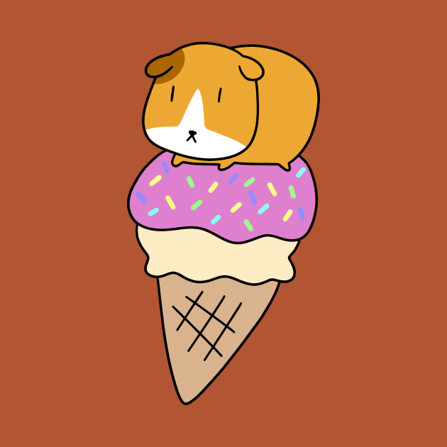 Icecream Guinea Pig by saradaboru