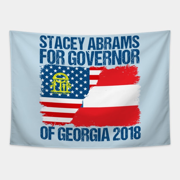 Stacey Abrams 2018 Georgia Governor Election Tapestry by epiclovedesigns