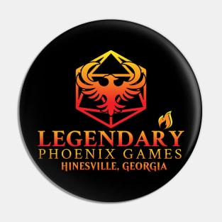 Legendary Phoenix Flame Pin