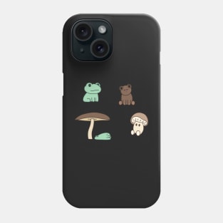 Frogs and Mushrooms Phone Case