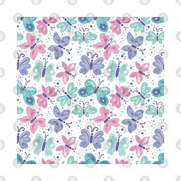 Butterflies pattern by Jenmag