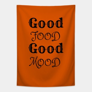 Good Food Orange Tapestry